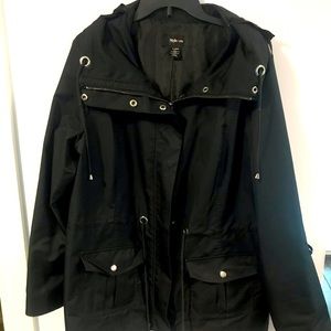 Style & Co Womens Black Jacket XL